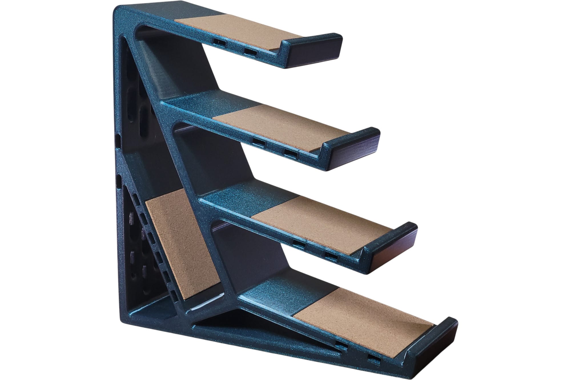 Clackify Keyboard Stand 4 Tier - Galaxy Chameleon Blue