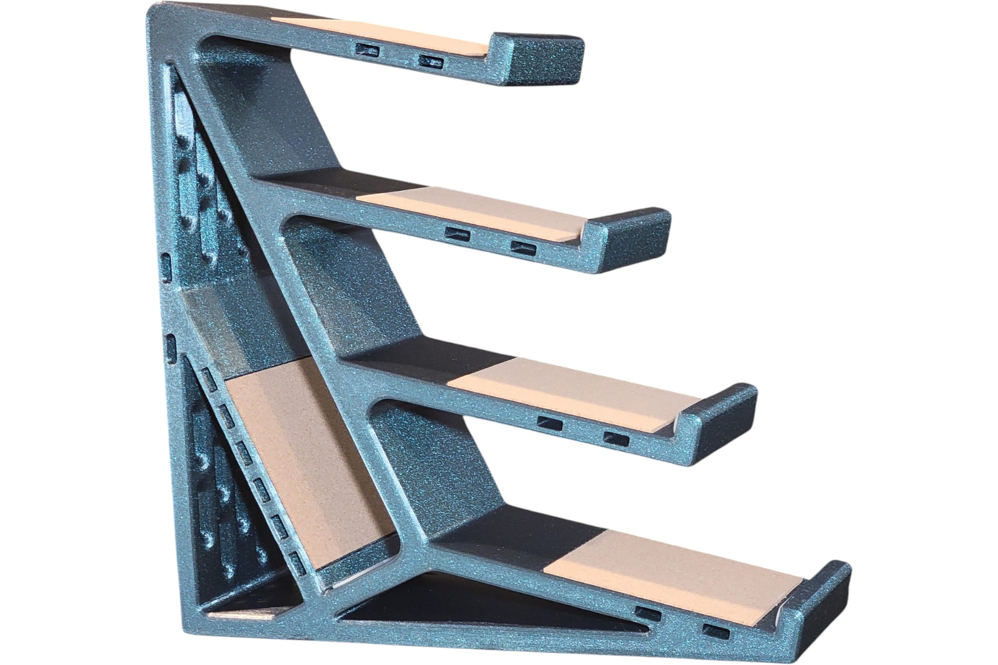 Clackify Keyboard Stand 4 Tier - Galaxy Chameleon Blue