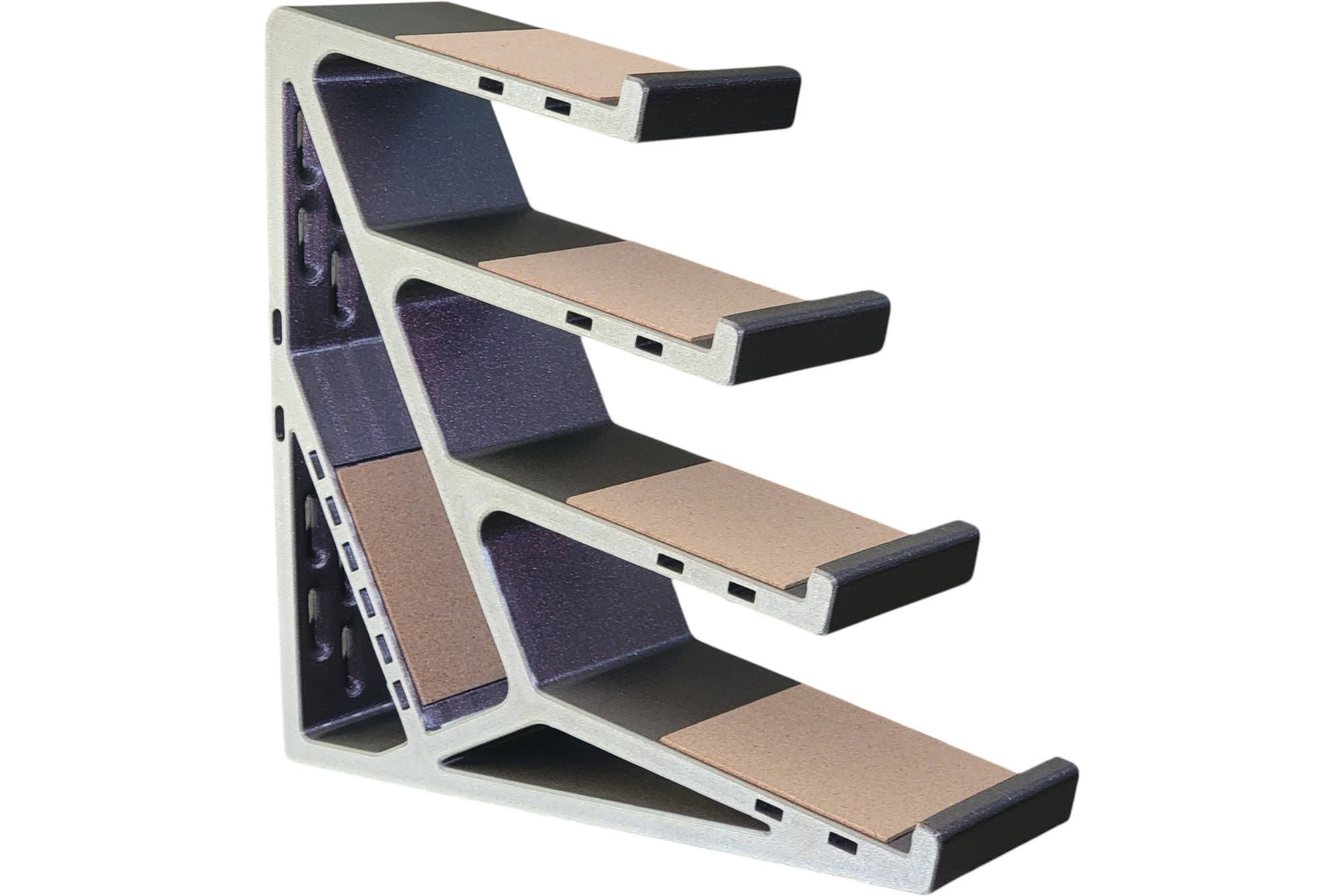 Clackify Keyboard Stand 4 Tier - Galaxy Purple Gold