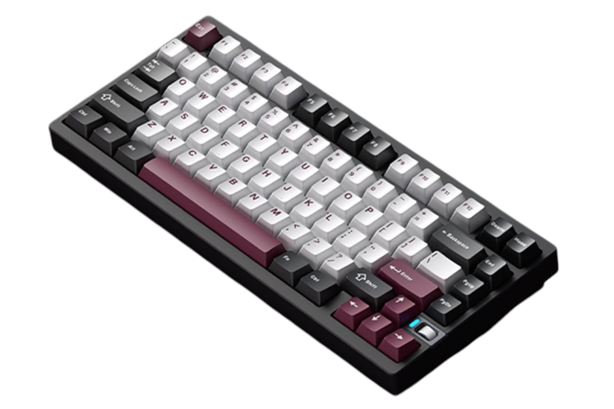 Weikav Nut75 Wireless 75% Barebones - Black Blade Backplate Keyboard