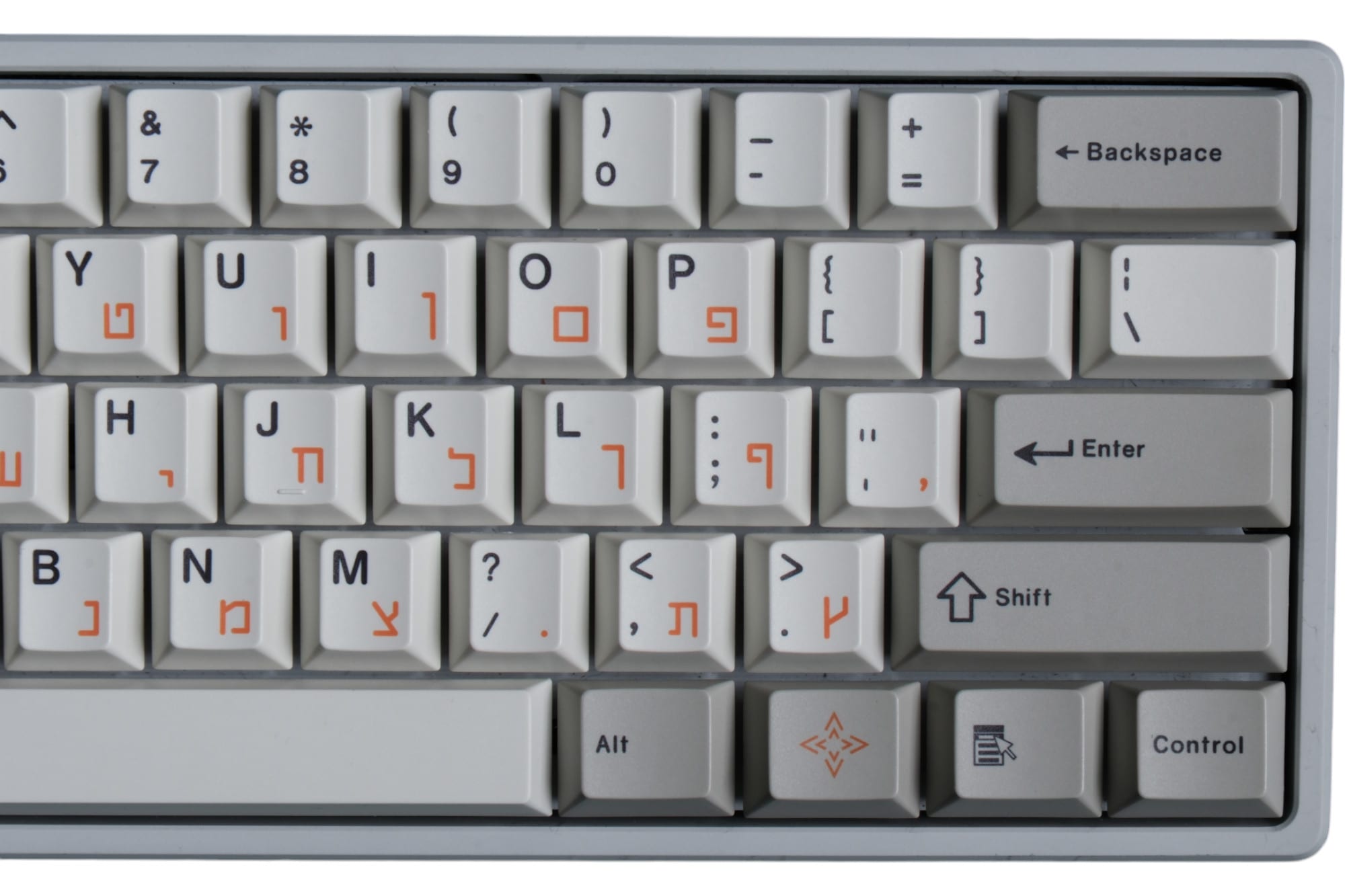 JC Studio Hebrew Orange Keycap Kit