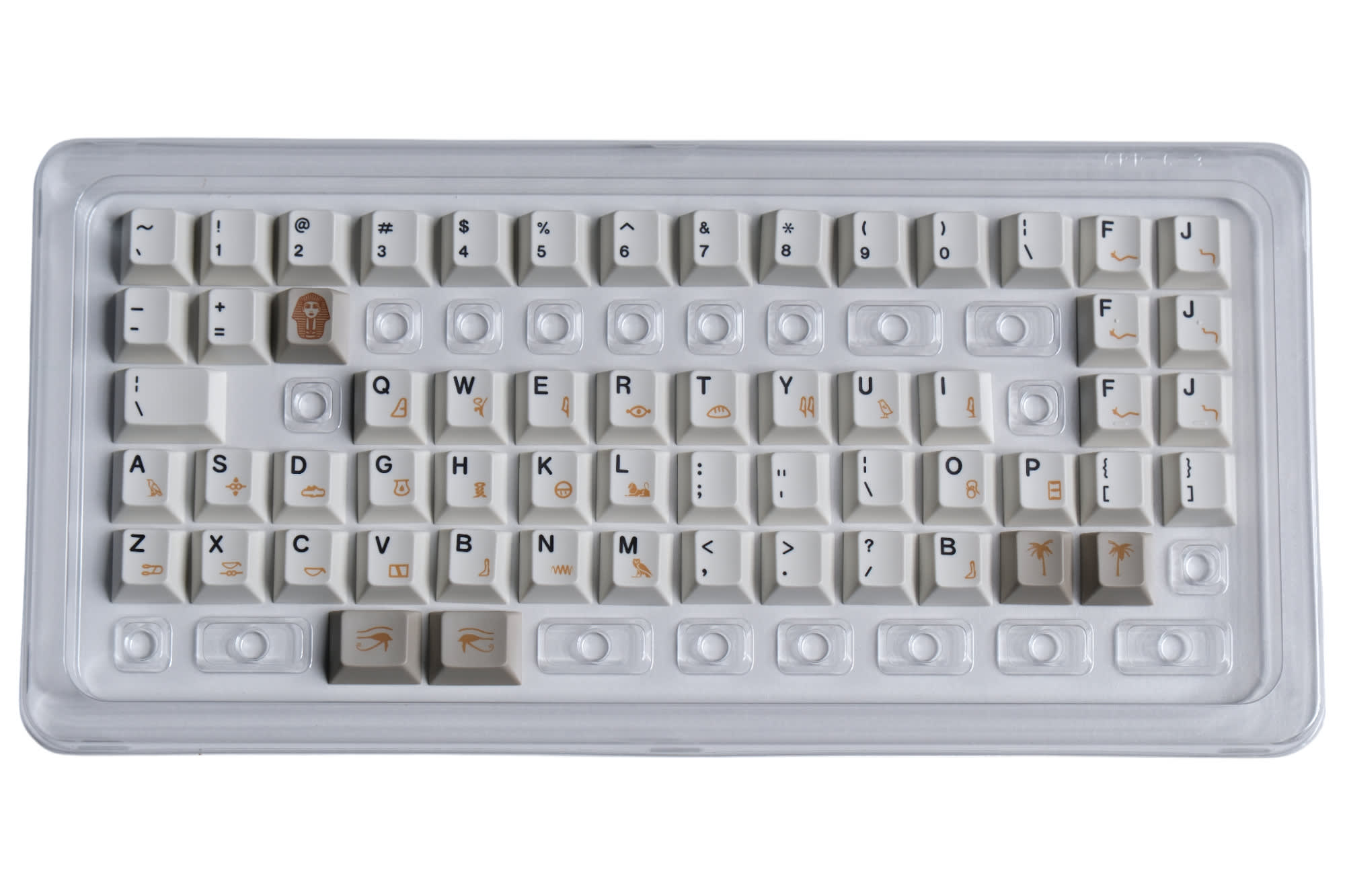 Hammerworks Alphas Egyptian Yellow Keycap Kit
