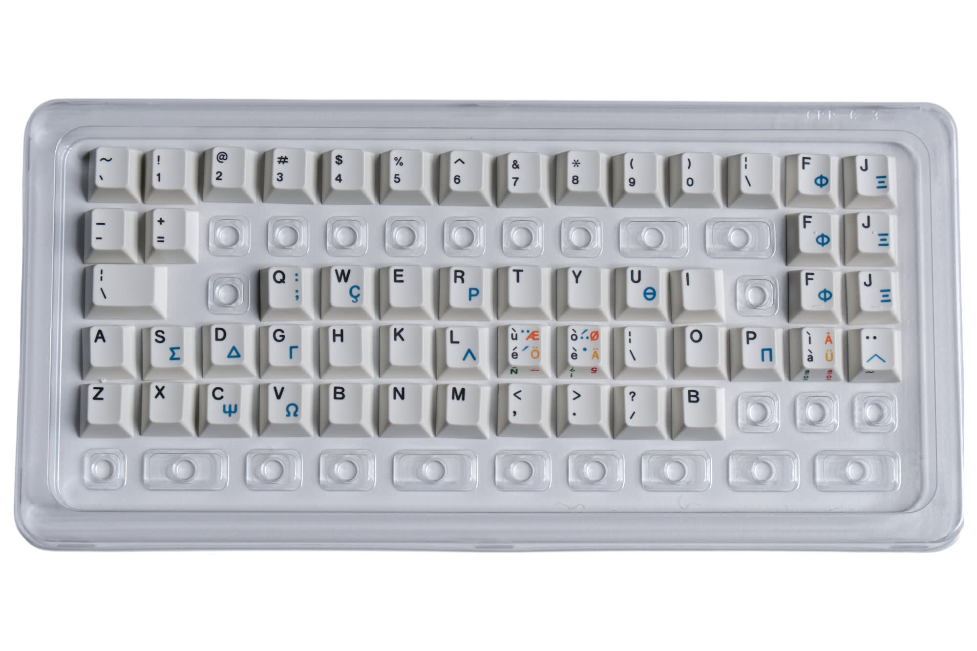 Hammerworks Alphas Greek Blue Keycap Kit