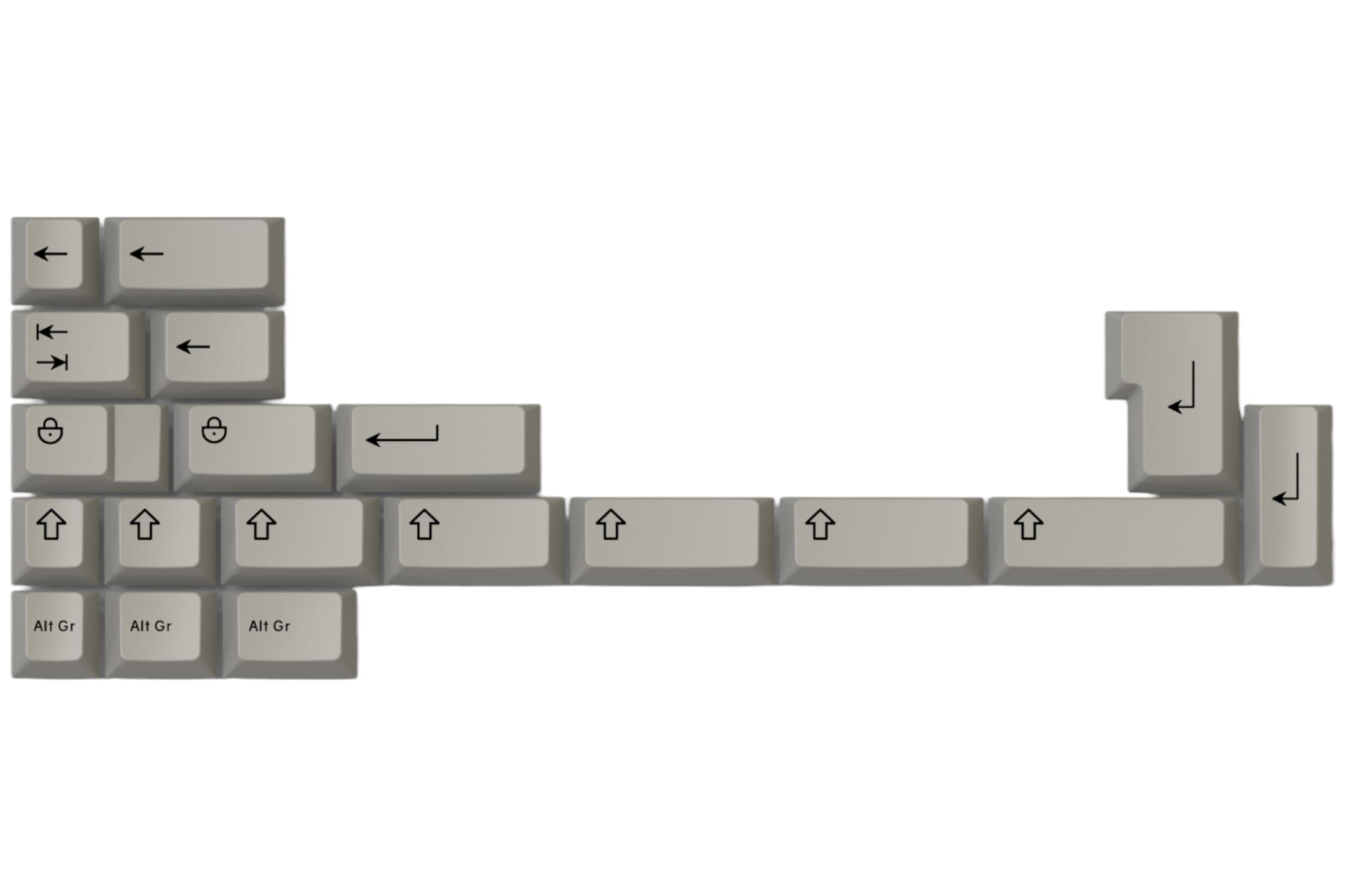 Hammerworks Icon Beige Modifiers Keycap Kit