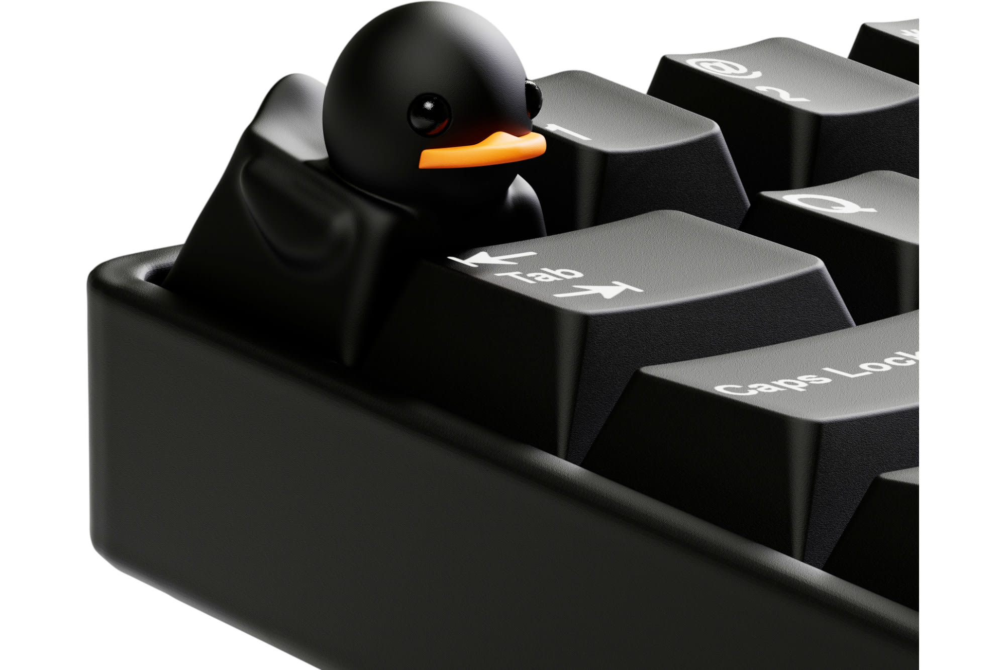 Duckeys Black Duckey Keycap Keycap Kit