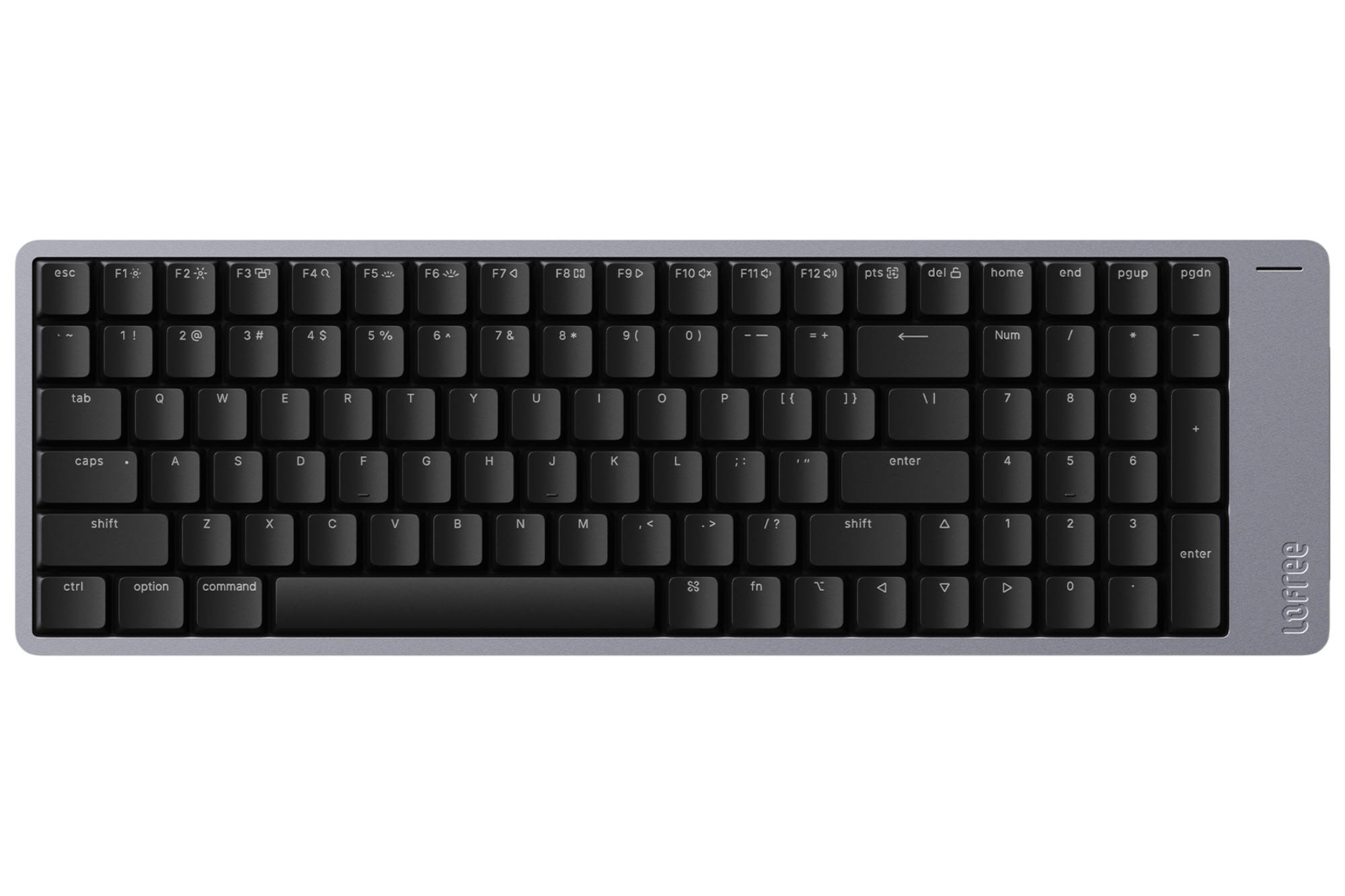 Lofree Space Gray Flow 2 100 Keyboard