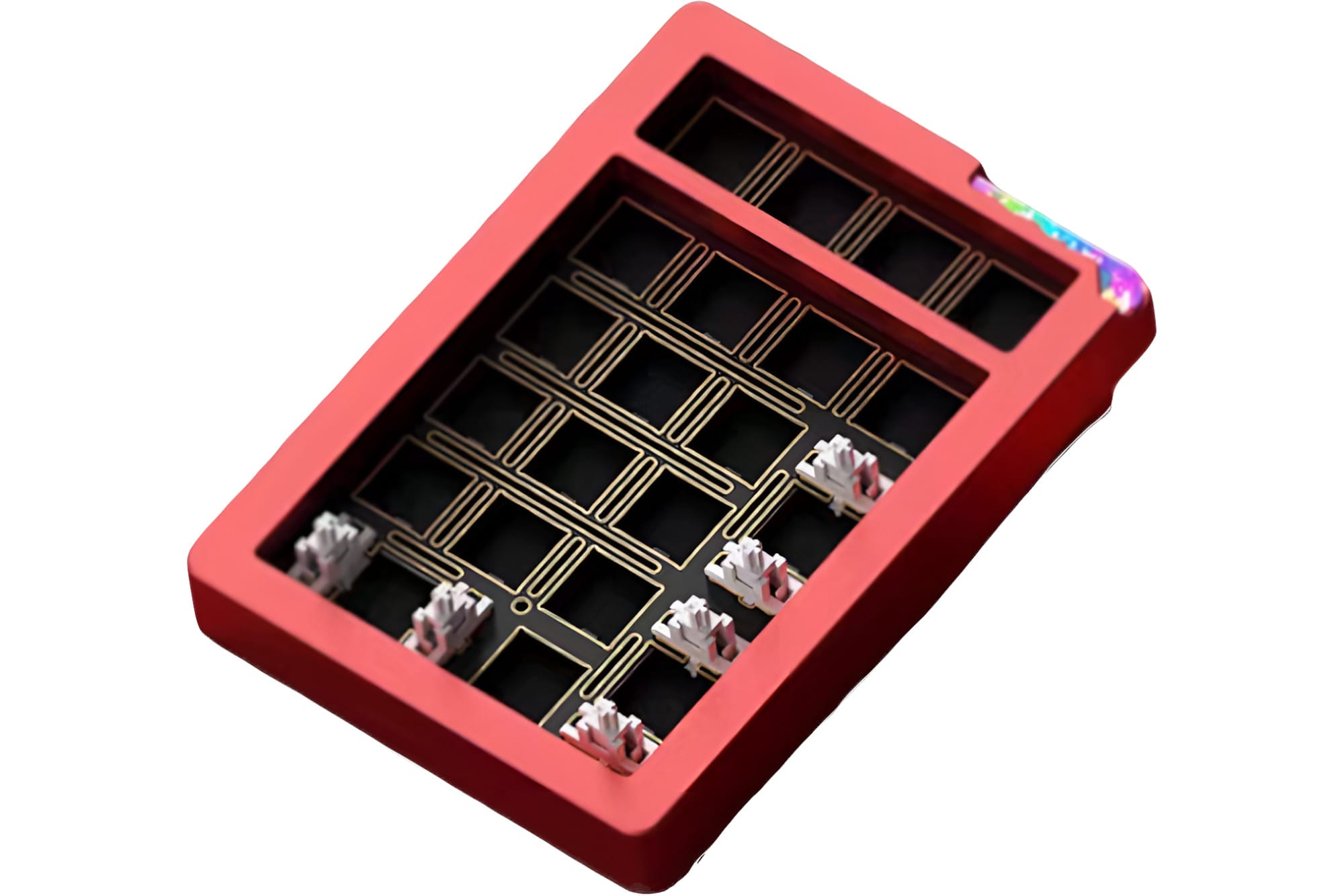 Weikav Stars21 Wireless Numpad Kit - Red Firefly Keyboard