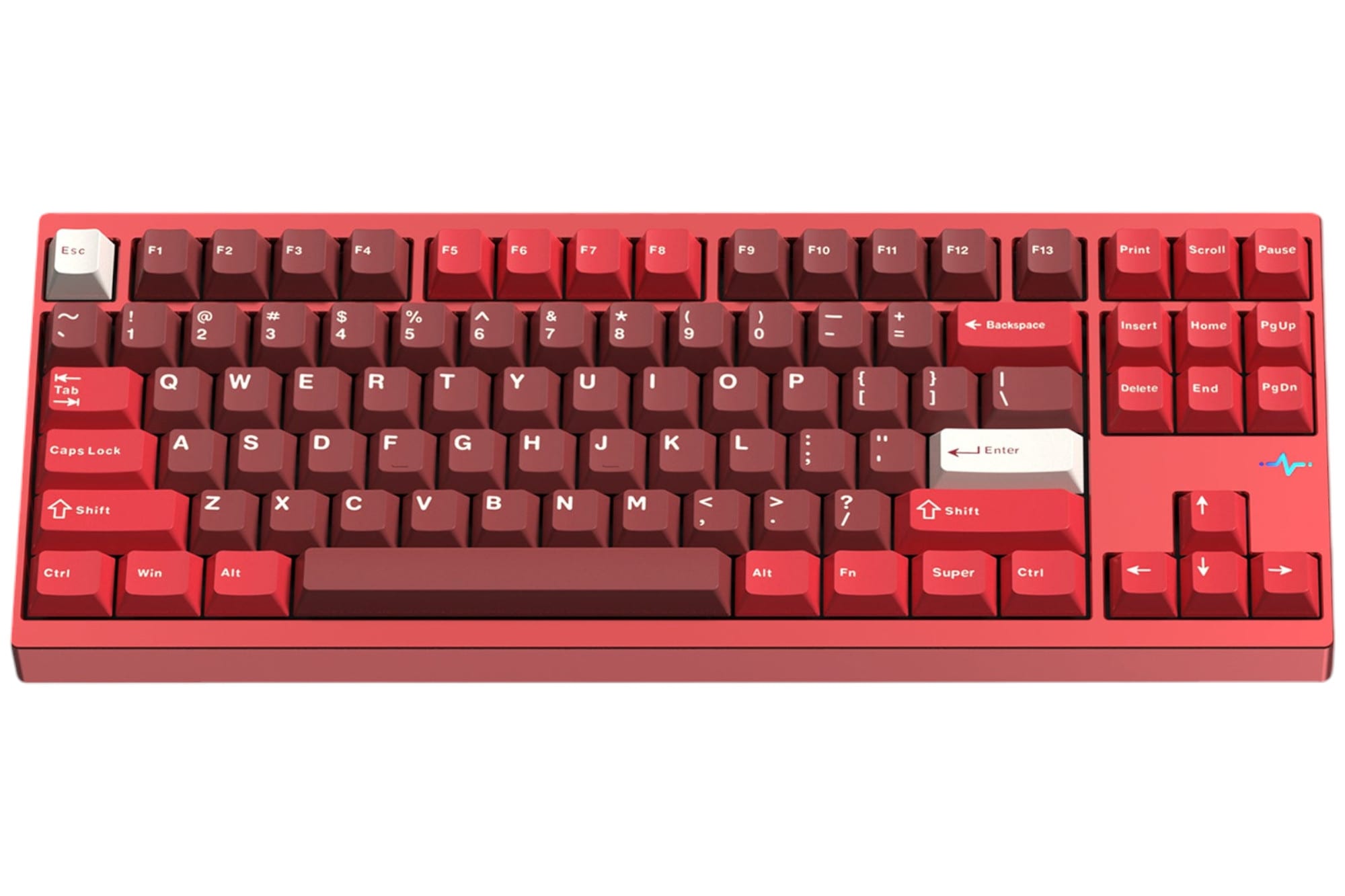 WOBKEY Crush80 Reboot Pro - Red Keyboard