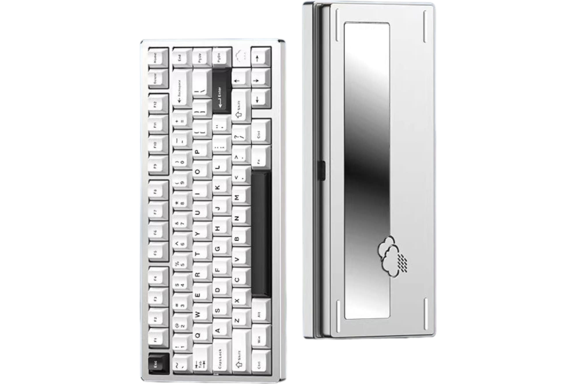 WOBKEY Rainy75 Lite - Silver Keyboard