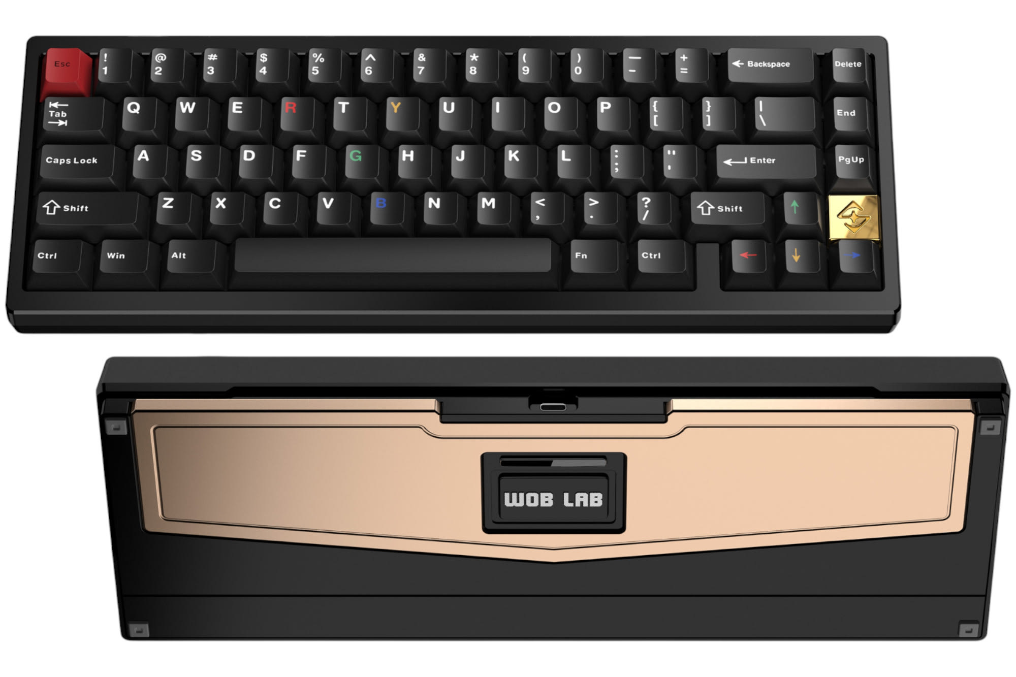 WOBKEY Zen65 Lite - Black Keyboard