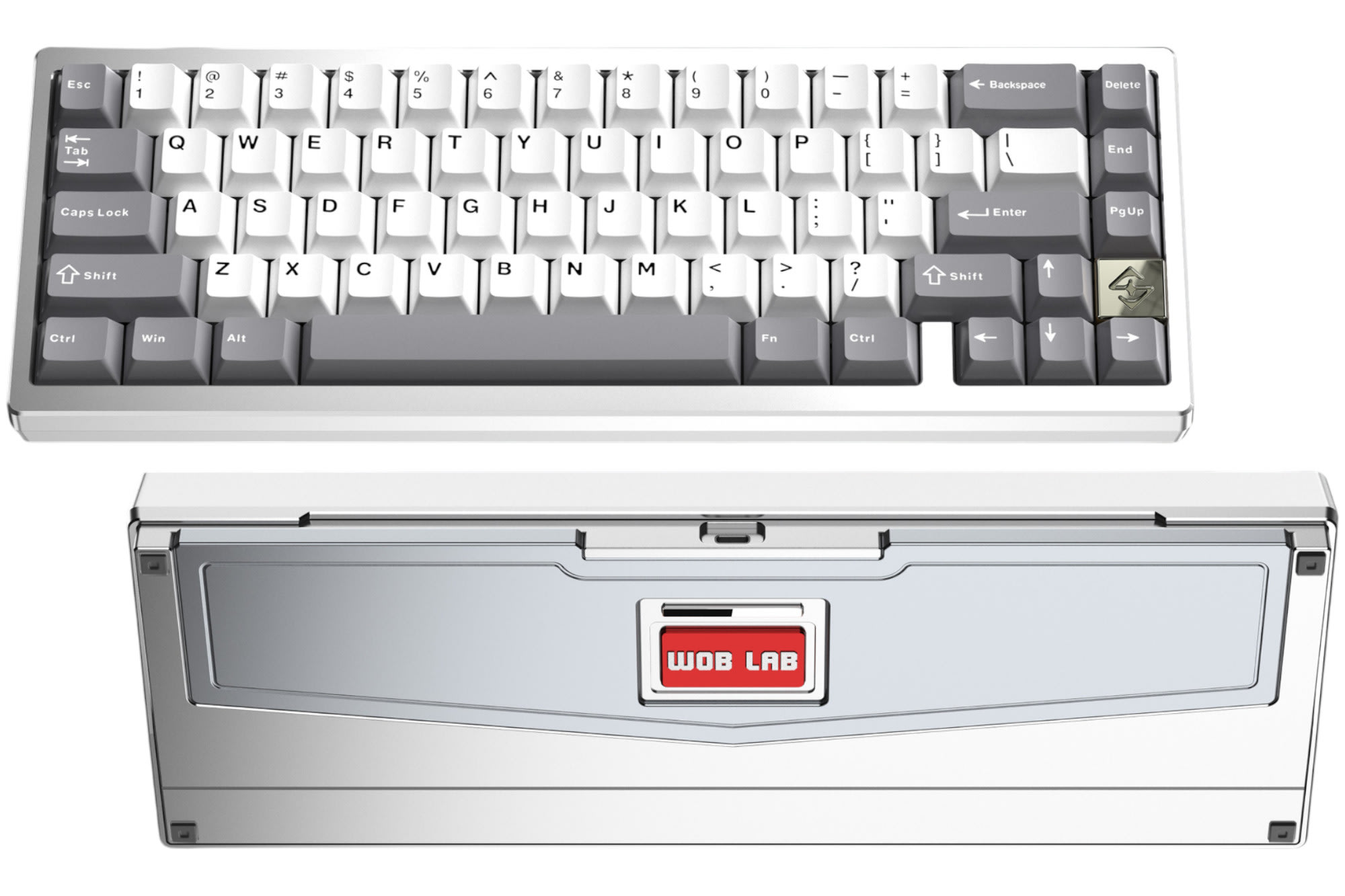 WOBKEY Zen65 Lite - Silver Keyboard