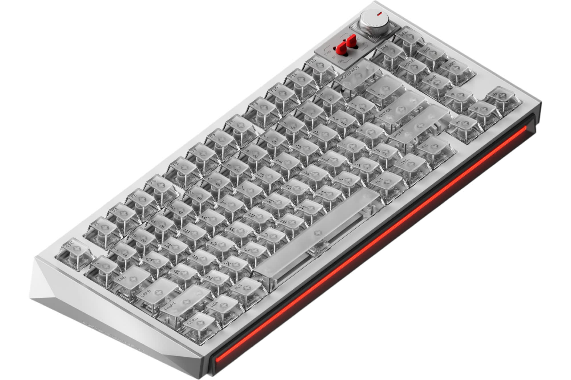 NuPhy NuPhy WH80 Wireless 80% Mechanical Keyboard - White Keyboard