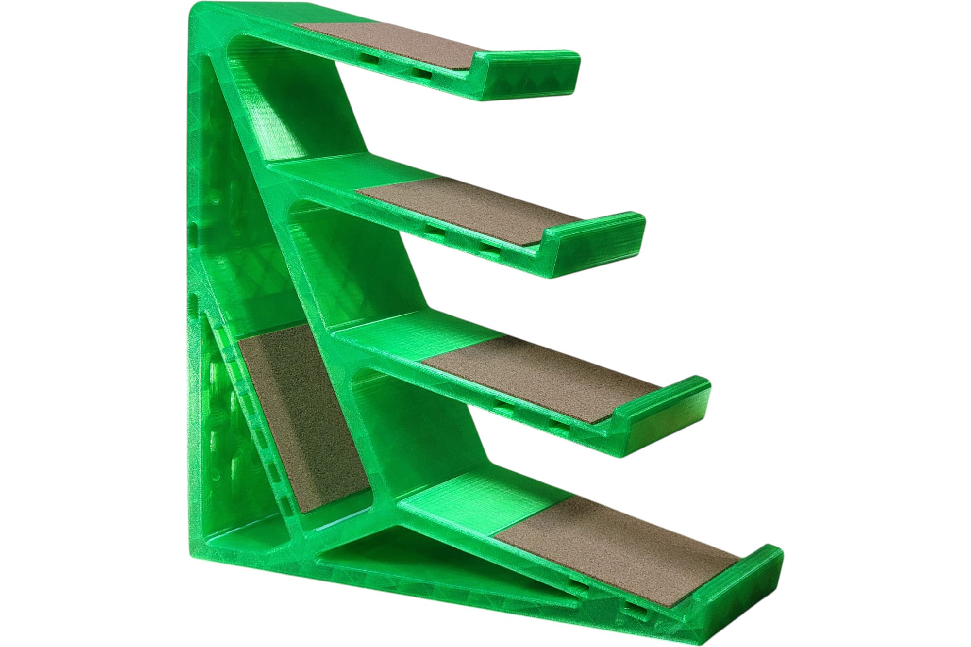 Clackify Keyboard Stand 4 Tier - Translucent Neon Green