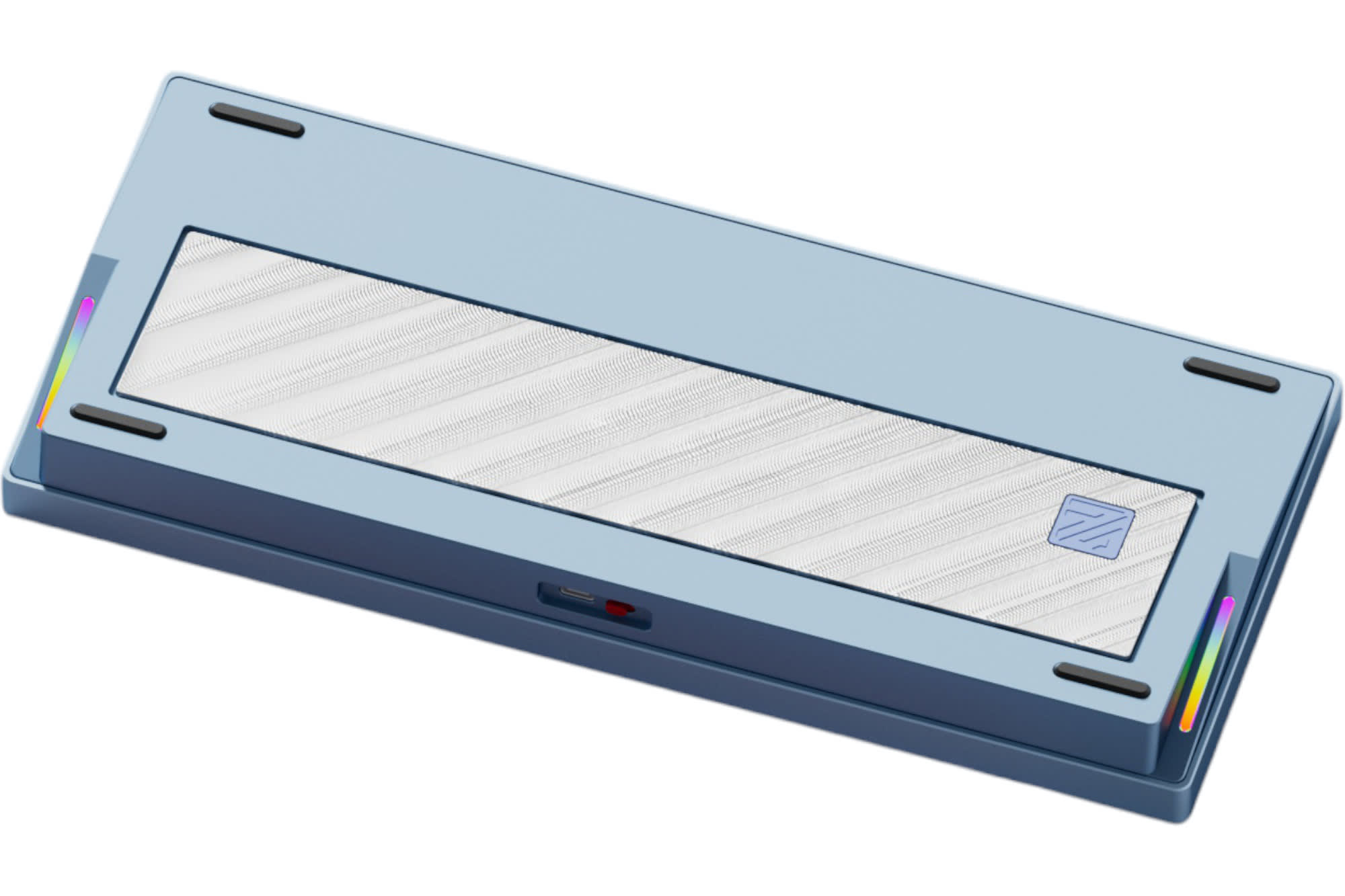 Weikav Nut75 Wireless 75% Barebones - Ice Blue Blade Backplate Keyboard