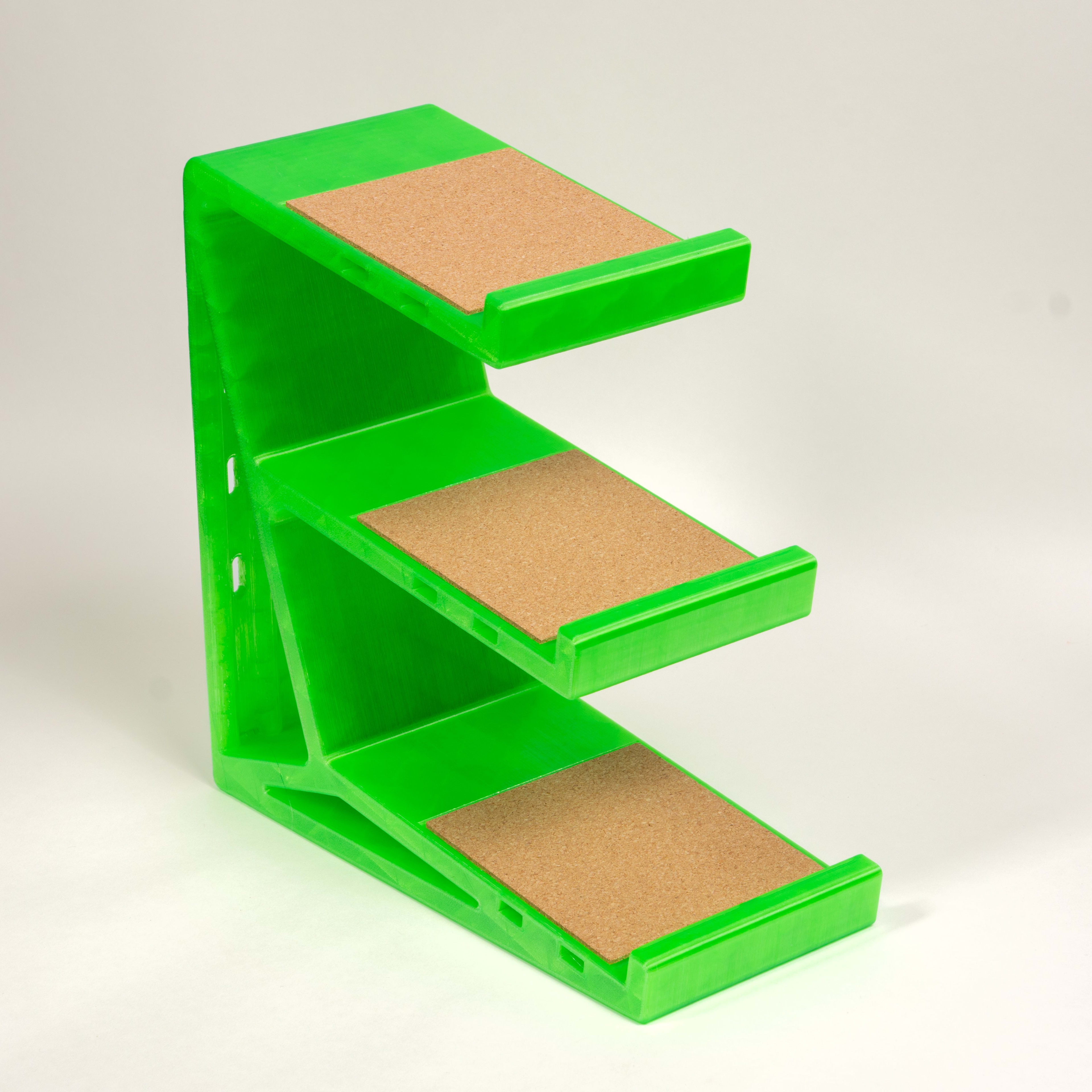 Clackify Keyboard Stand 3 Tier - Translucent Neon Green