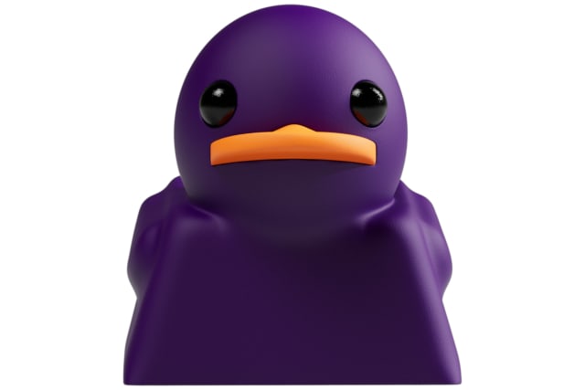 Purple Duckey Keycap