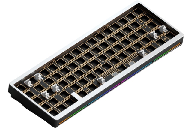 Nut65 Wireless 65% Barebones Keyboard Kit - Silver