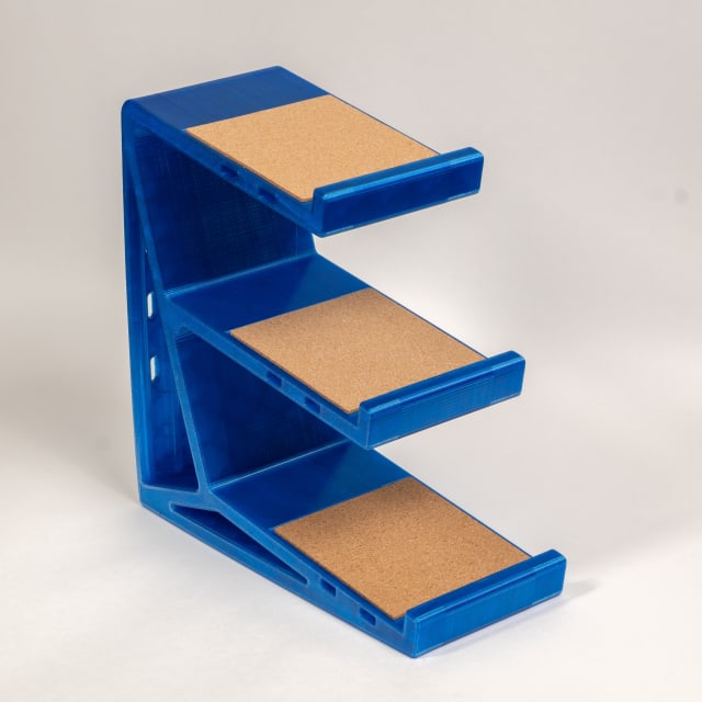 Keyboard Stand 3 Tier - Translucent Sapphire Blue