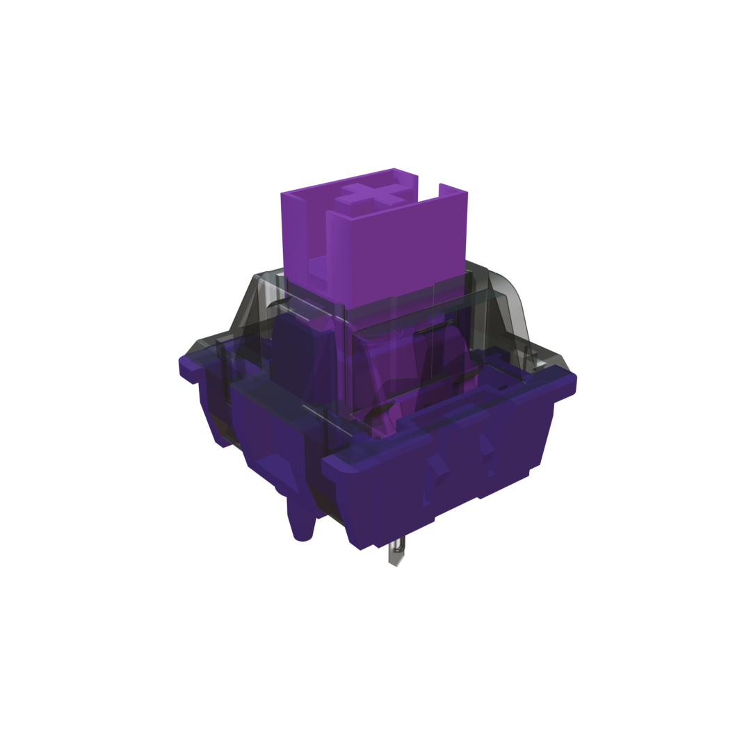 TTC Flaming Purple Linear Switches Milktooth ttc-flaming-purple-linear-switches-milktooth