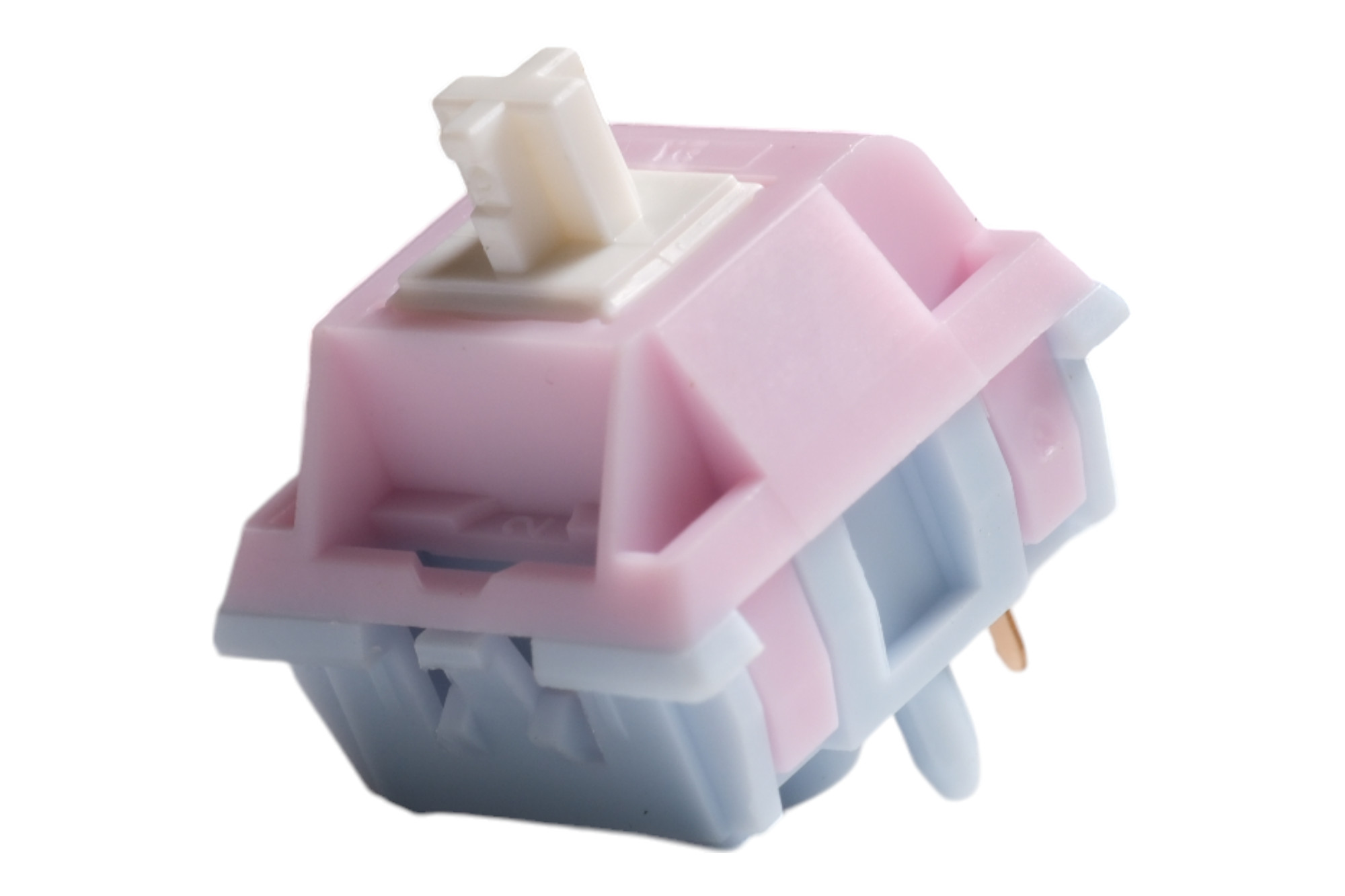 Keygeek Azure Linear Switch · Milktooth