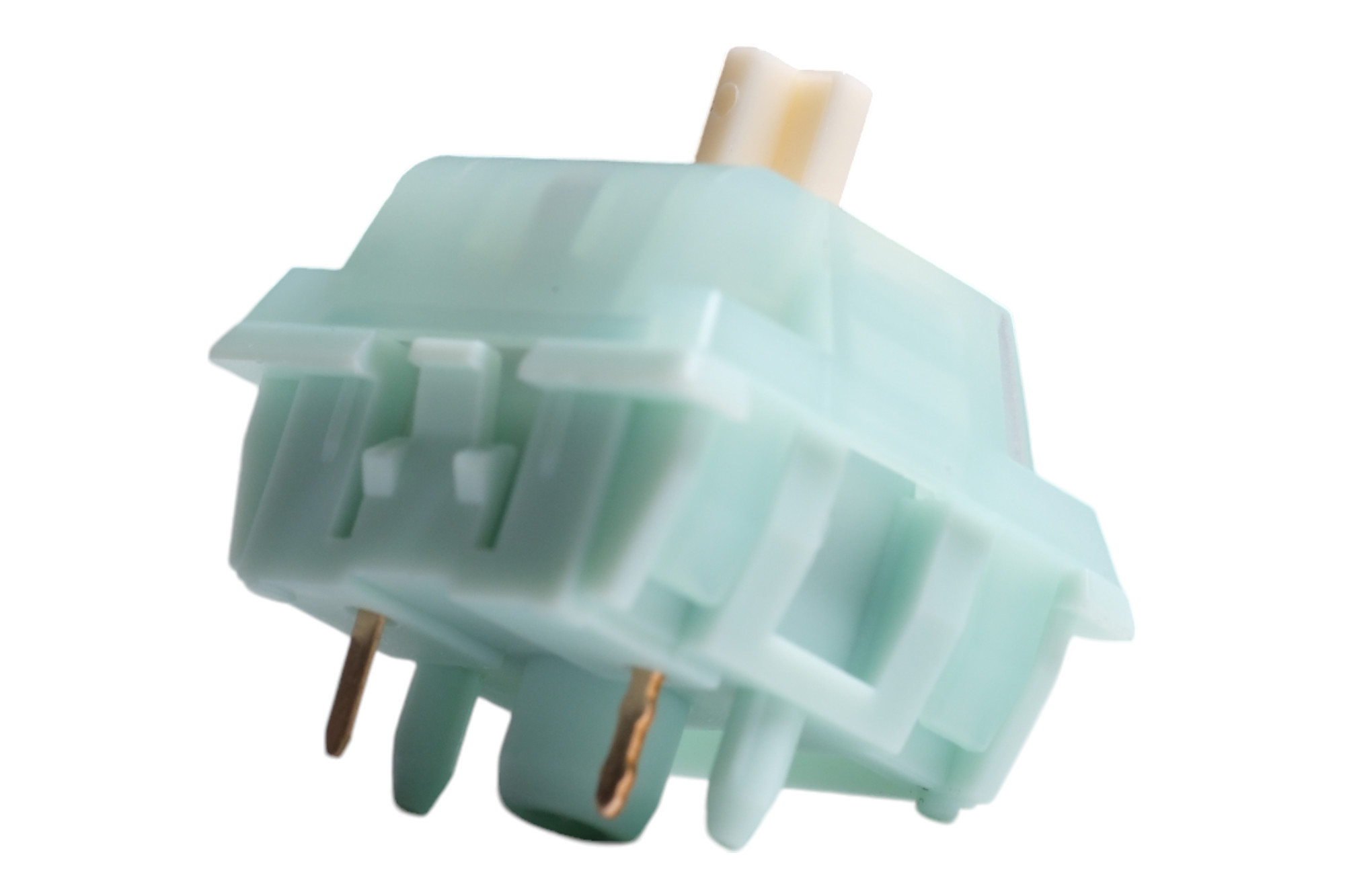 Keygeek Azure Linear Switch · Milktooth