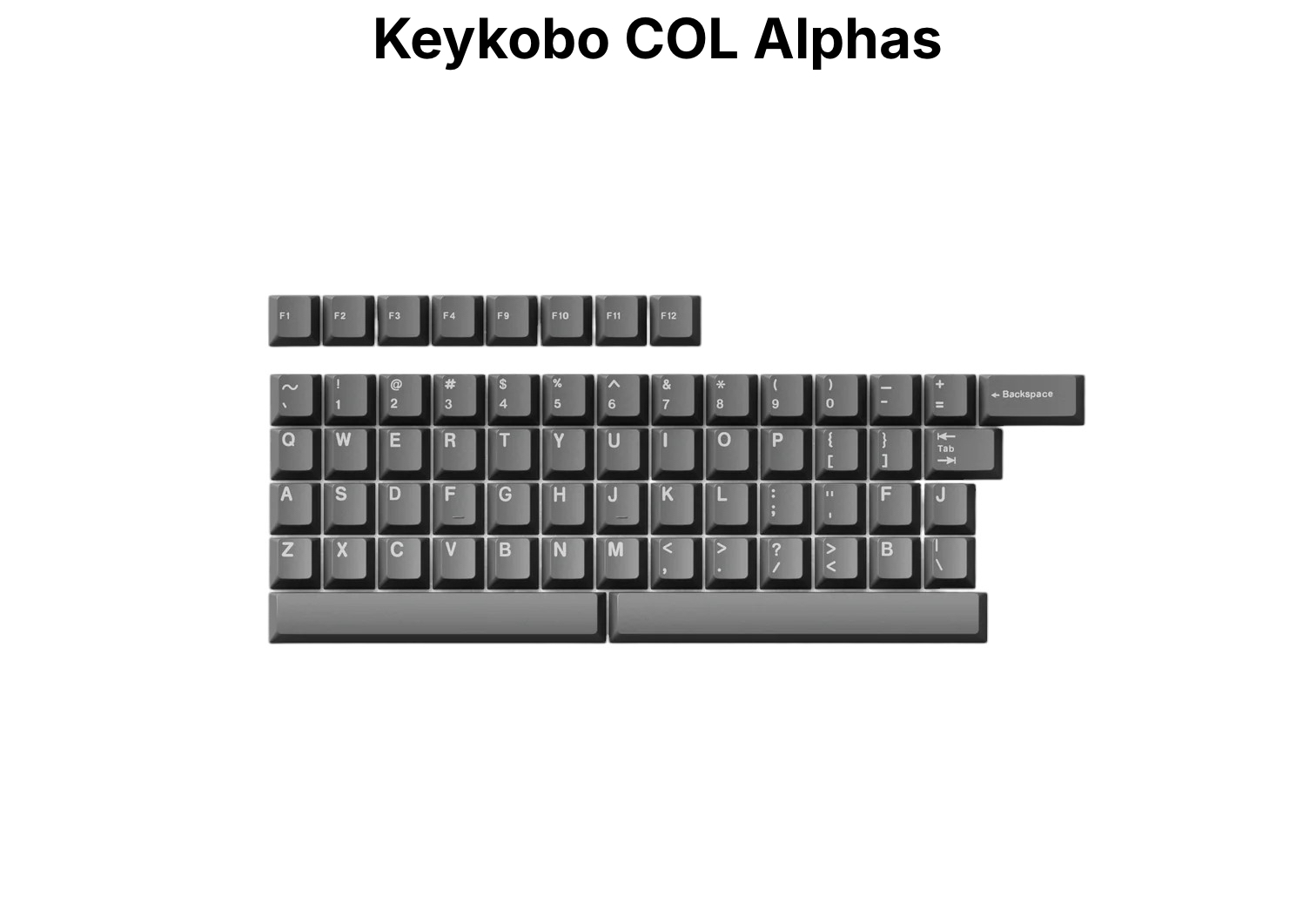 Keykobo COL Keycap Kit · Milktooth