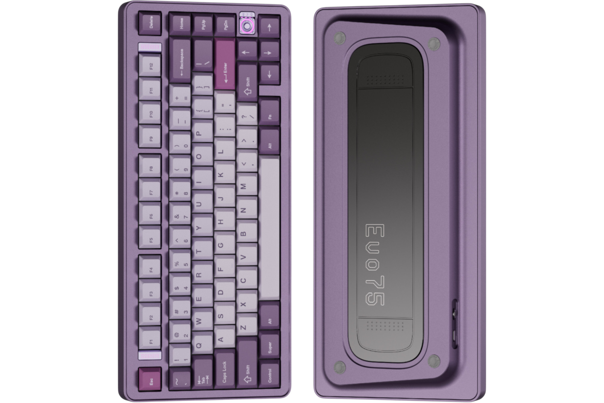 Evoworks Evo75 Aluminum TKL Hotswap Wireless Keyboard - Tyrian