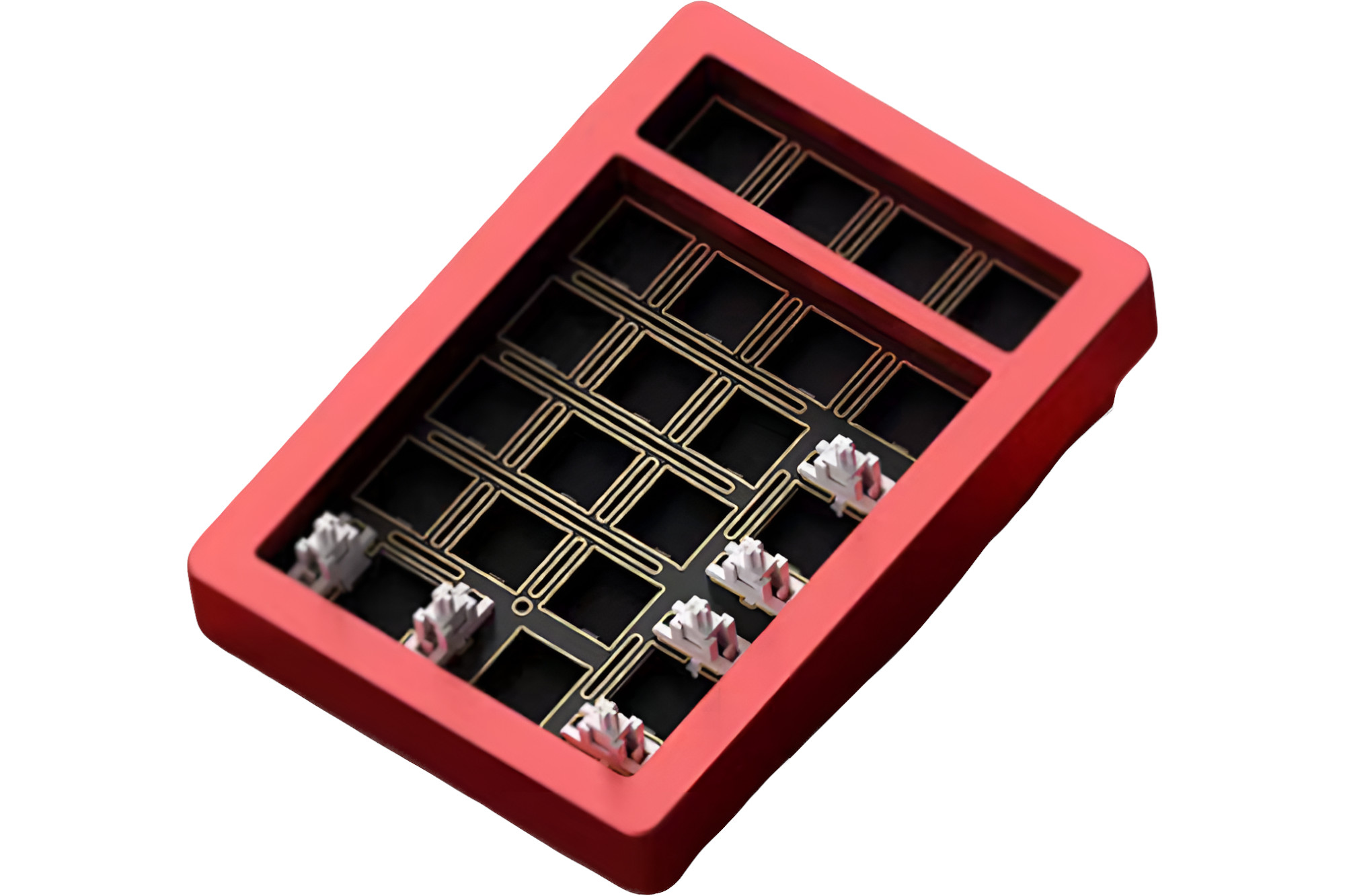 Weikav Stars21 Wireless Numpad Kit - Red Keyboard · Milktooth