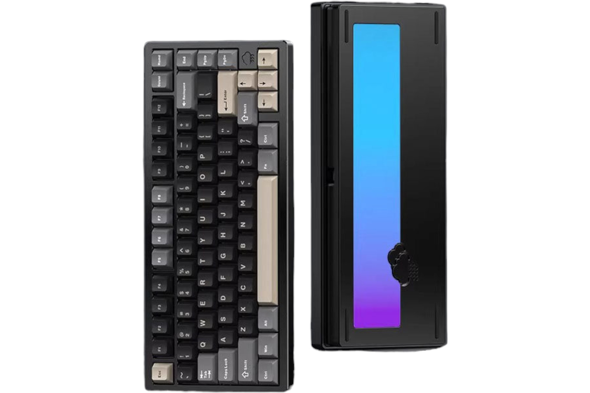 WOBKEY Rainy75 Standard - Blue Keyboard · Milktooth