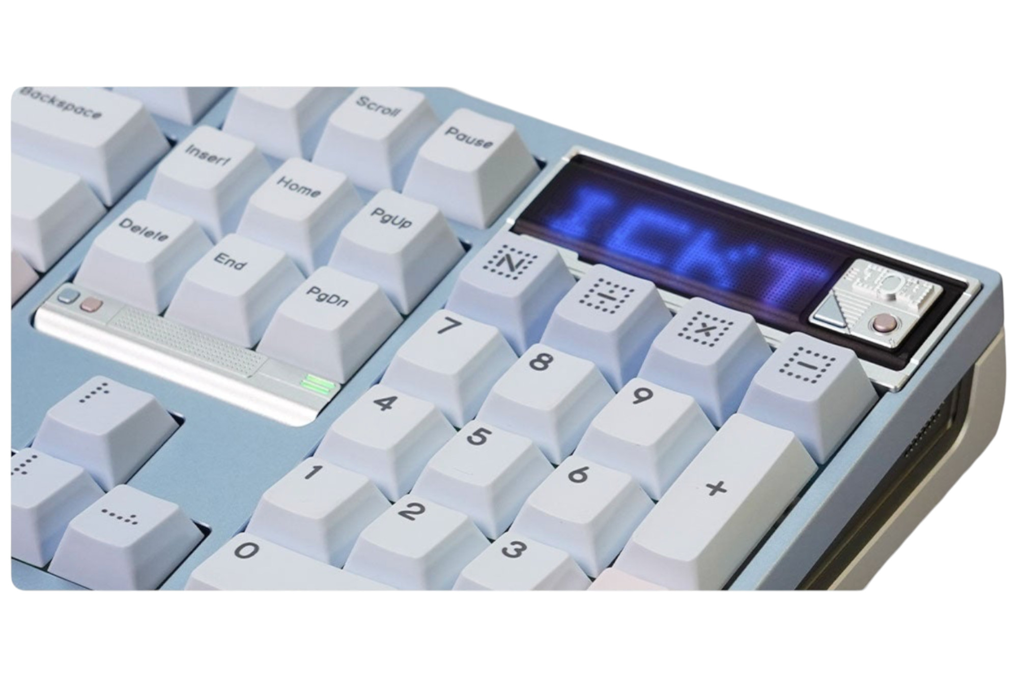 Ticktype DP104 Full-Size Keyboard - Blue Sky Keyboard · Milktooth