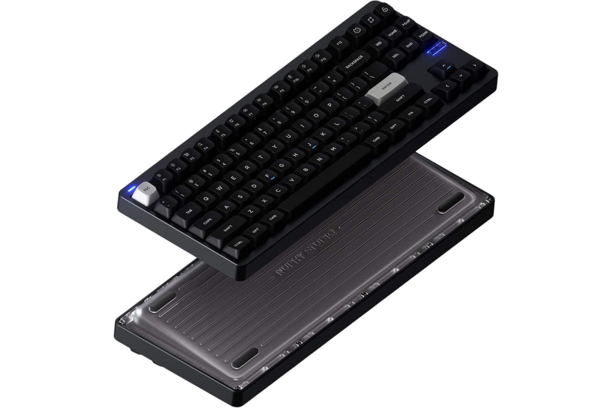 Evoworks Evo75 Aluminum TKL Hotswap Wireless Keyboard - Basalt
