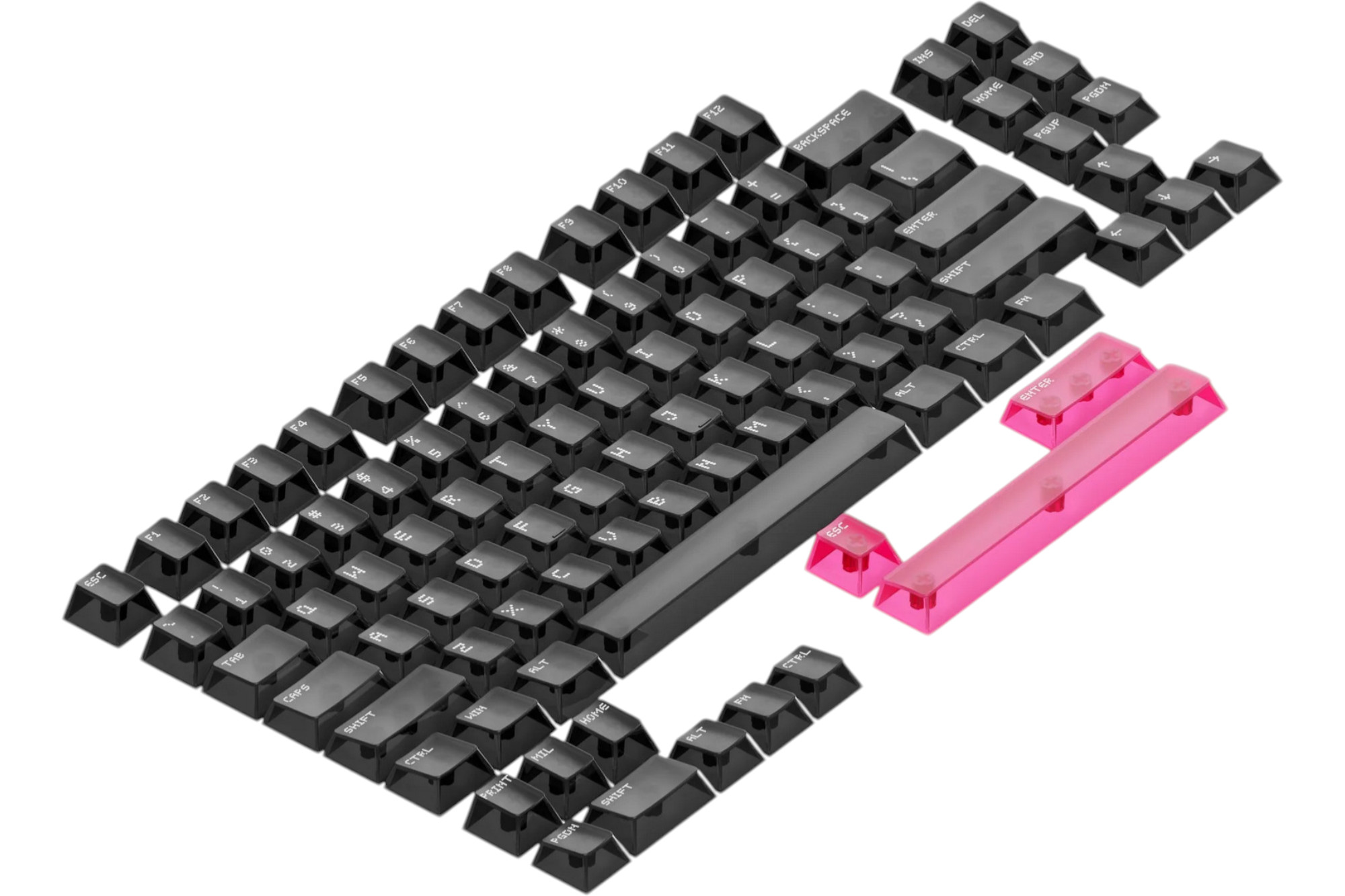 Matrix Keycaps NuPhy DOT Matrix Nebula Dark Keycaps - WoB Keycap Kit · Milktooth