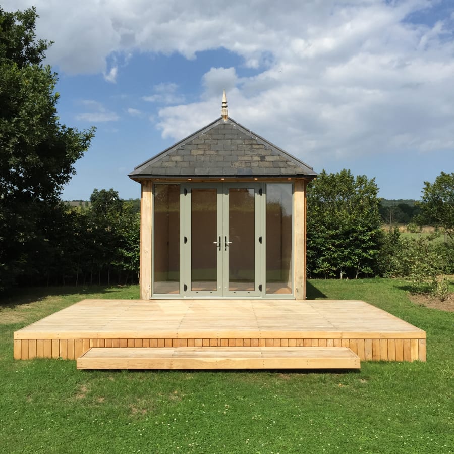 Yalding summerhouse with slate roof
