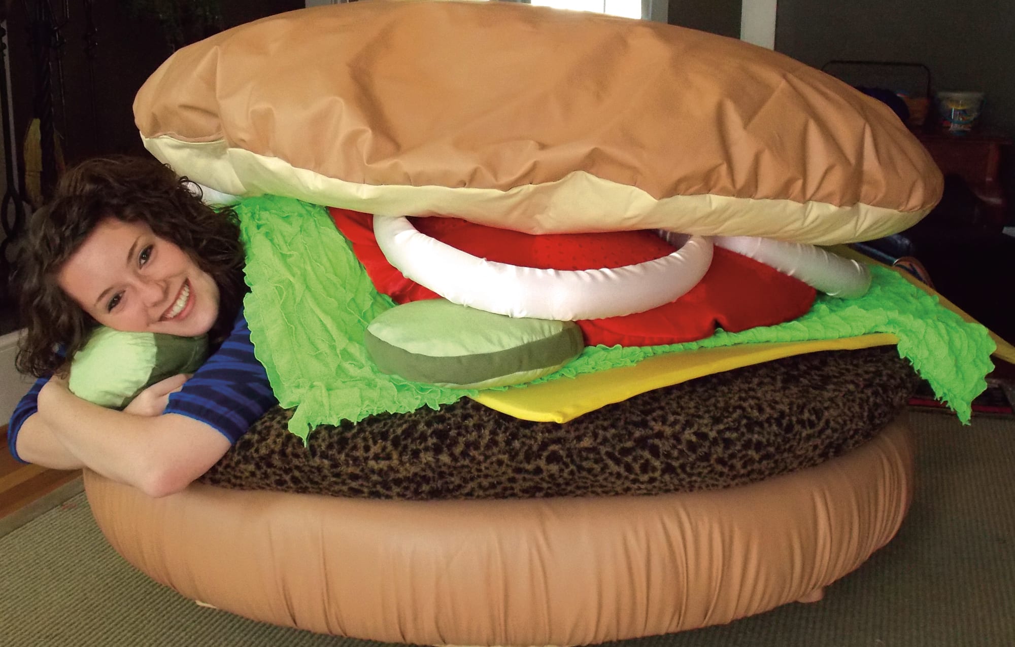 At last year’s OT Expo, Molly Wilson designed “The Comfy Cheeseburger” for children who have sensory needs. Her project was donated to Duke University’s Lenox Baker Children’s Hospital.