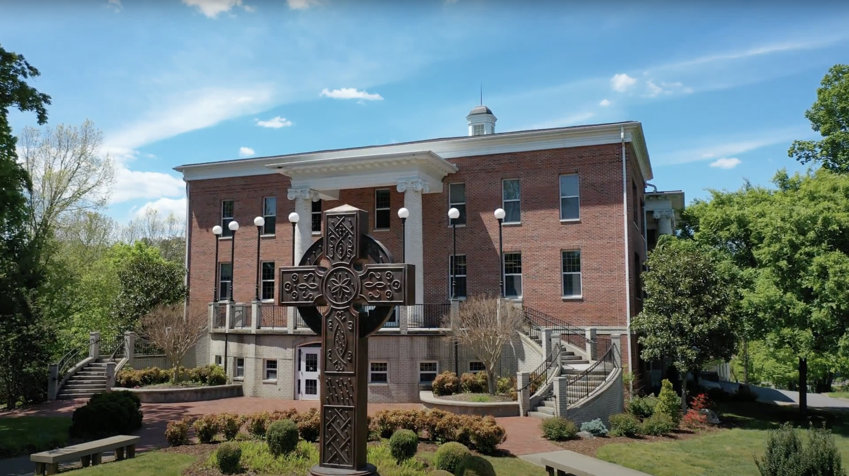 An outdoor shot of Derthick Hall