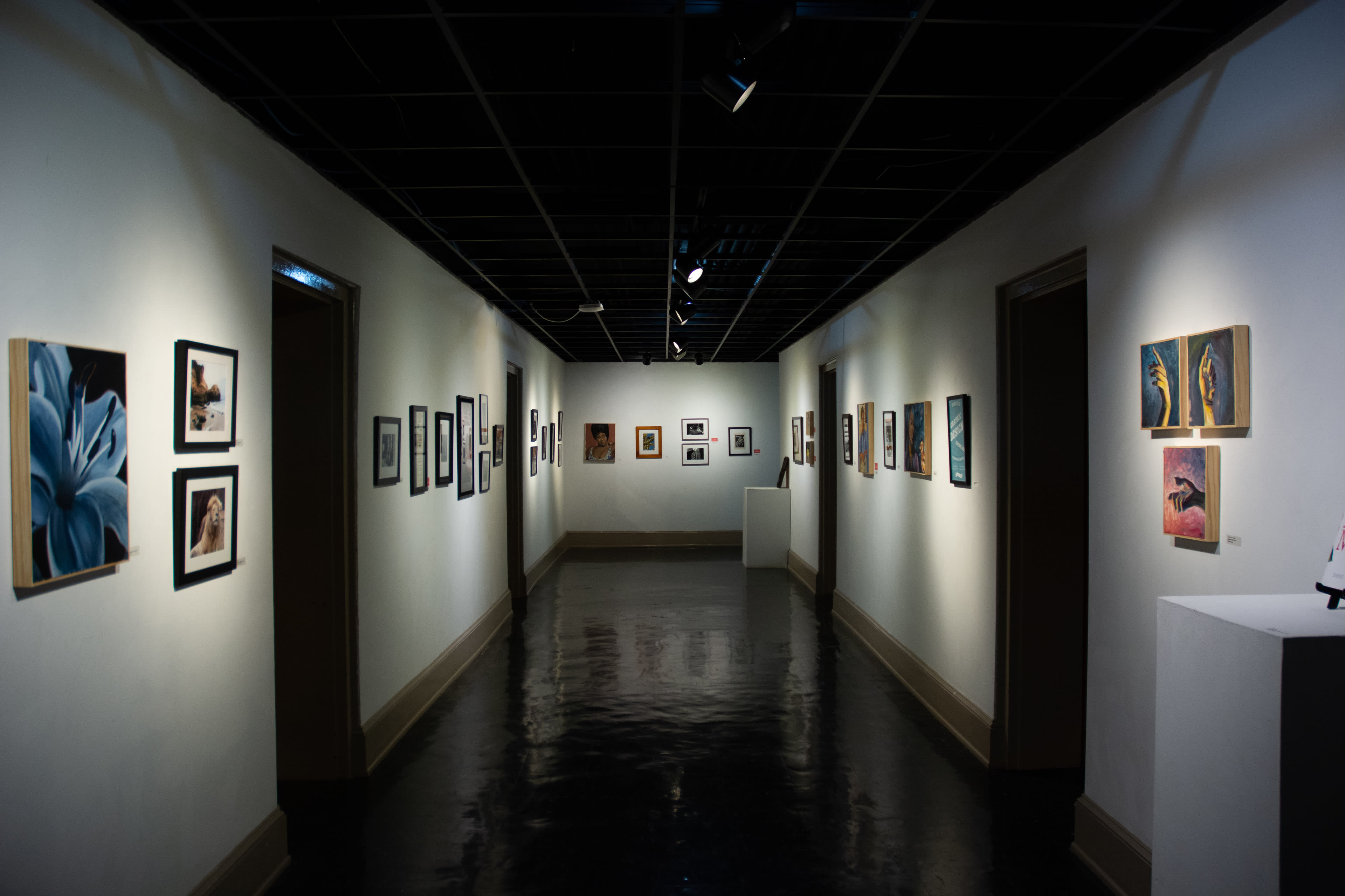 Inside the Milligan Art Gallery