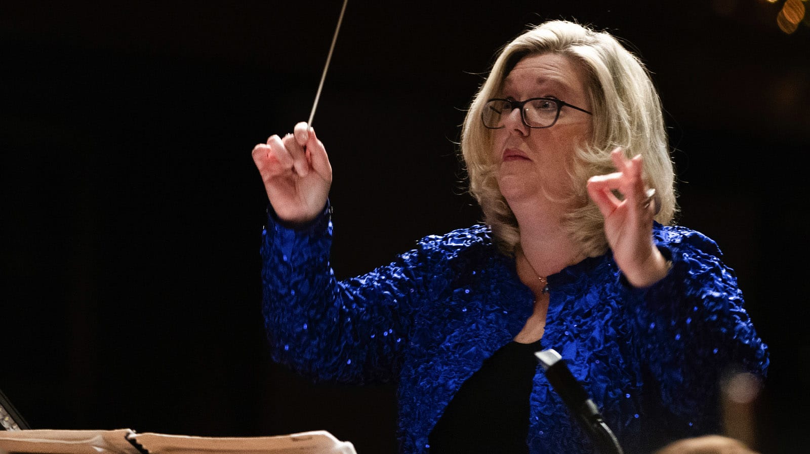 Dr. Kellie Brown conducting