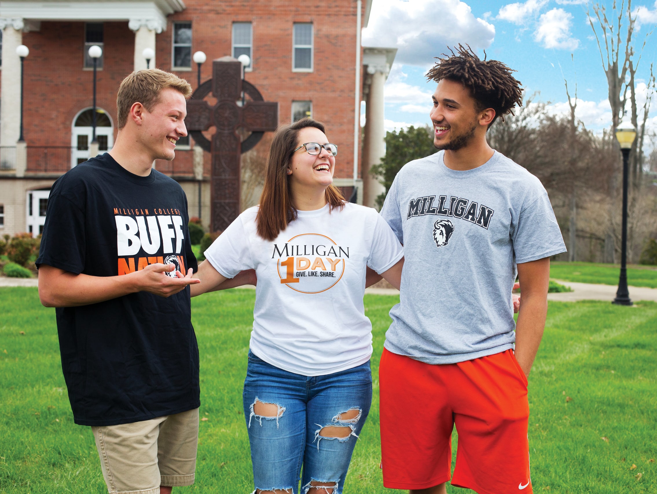 Students outside