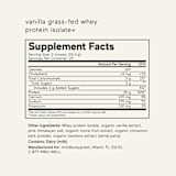 grass-fed whey protein isolate+ -- 2
