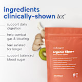 organic fiber+ with prebiotic support -- 4