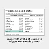 grass-fed whey protein isolate+ with complete aminos -- 13