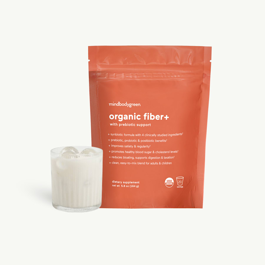 organic fiber+ with prebiotic support