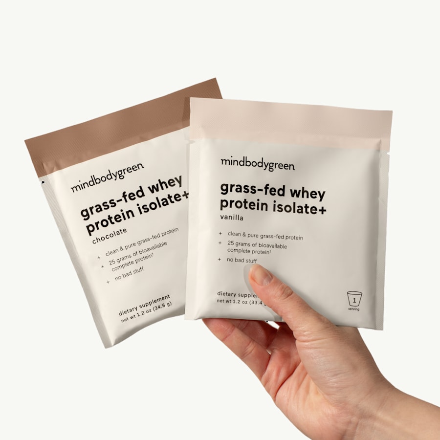 grass-fed whey protein isolate+ 10 travel packs