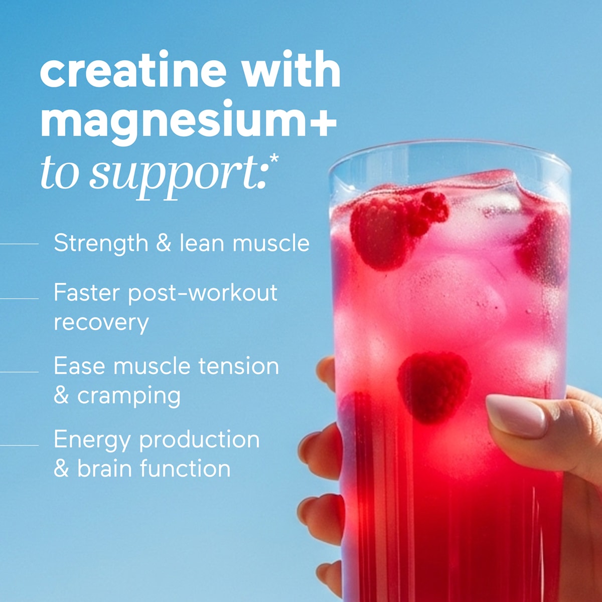 creatine recovery+ Raspberry