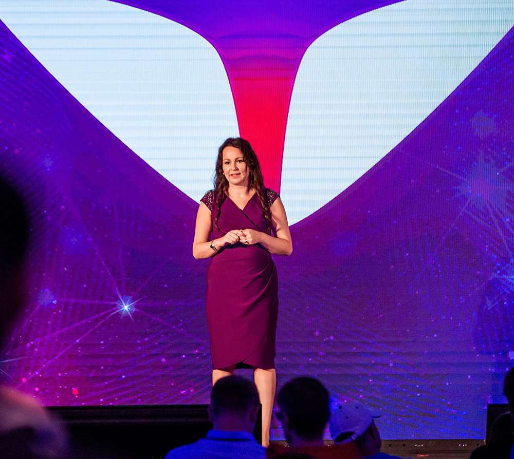 Sarah Prout on Stage