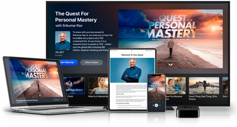 The Quest For Personal Mastery on multiple devices