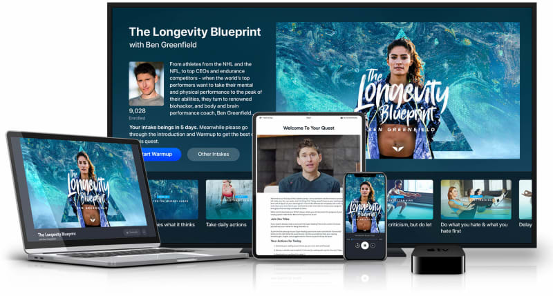 The Longevity Blueprint on multiple devices