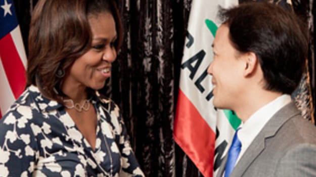 Jim Kwik with Michelle Obama