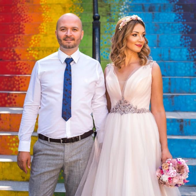 "I'm feeling blessed that I could join the tribe together with my husband"