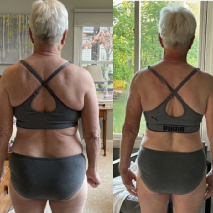 "I’m really glad I kept all those “skinny” clothes in the back of my closet because I sure need them now!"